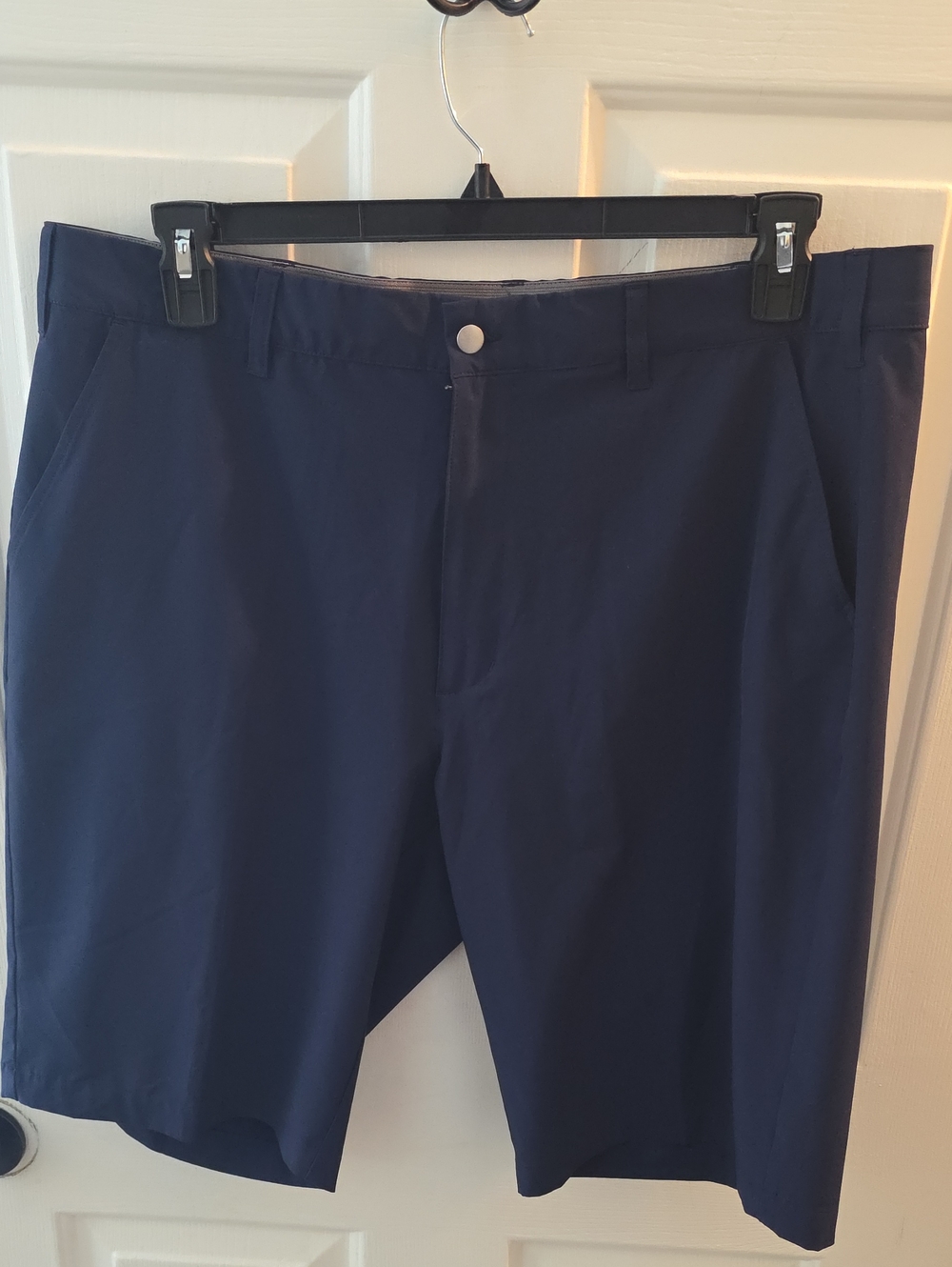 Men's Flat Front Performance Shorts - Navy
